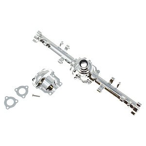 Redcat Chrome Rear Axle Housing W/ Diff Cover (1 set) RER15550