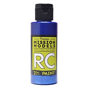 Mission Models RC Pearl Blue Acrylic Lexan Body Airbrush Paint 2oz MMRC-022