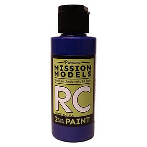 Mission Models RC Iridescent Blue Acrylic Lexan Body Airbrush Paint MMRC-030