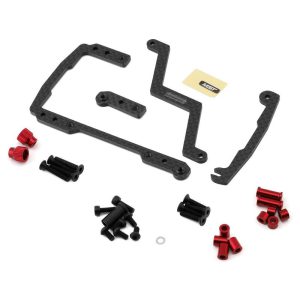 MST RMX/RRX RS Carbon Fiber Shorty Battery Holder Mount Set (Red) MXS-210657R