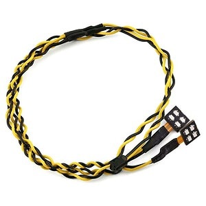 MyTrickRC Attack 9mm 4-LED Square Wafer (Yellow) (2) MYK-H9Y