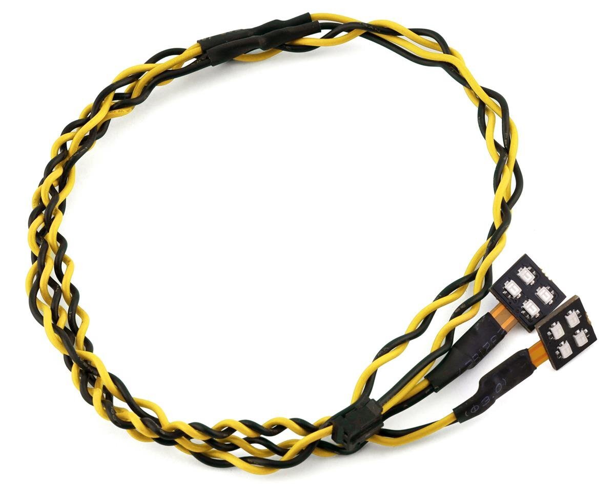 MyTrickRC Attack 9mm 4-LED Square Wafer (Yellow) (2) MYK-H9Y