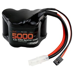 Powerhobby 6v 5000mAh 5-Cell Hump Receiver NiMH RX Battery 1/5 scale PHB1541
