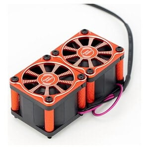 Powerhobby Twister Twin / Dual 40mm Cooling Fan Red PHBPHF116RED