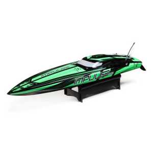Pro Boat Impulse 32in Deep-V RTR Brushless Boat Black/Green