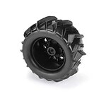 Pro-Line Dumont 2.8 Sand/Snow Pre-Mounted on Raid Black Wheels Front/Rear PRO10193-10 d