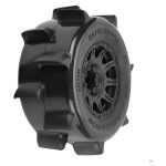 Pro-Line Sand Paw HP Belted 3.8" Pre-Mounted Truck Tires (2) (Black) (M2) w/Raid Wheels & 17mm Hex