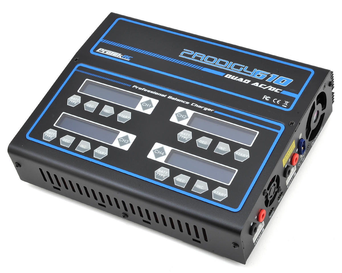 ProTek RC Prodigy 610 QUAD AC LiHV/LiPo AC/DC Battery Charger PTK-8517