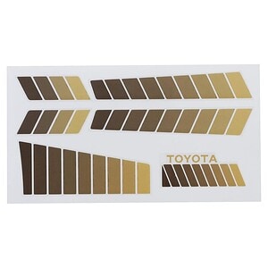 RC4WD Toyota 84-85 1/10 Body Decal Sheet (Brown) RC4Z-S0146