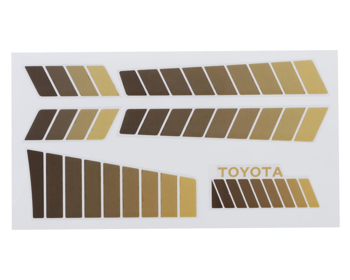 RC4WD Toyota 84-85 1/10 Body Decal Sheet (Brown) RC4Z-S0146