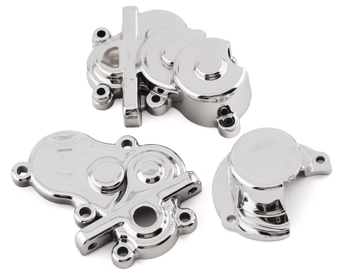 Redcat SixtyFour Transmission Case w/Gear Cover (Chrome) RER14525