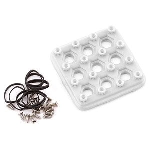 Sideways RC Scale Drift Bumper Retainers (White)
