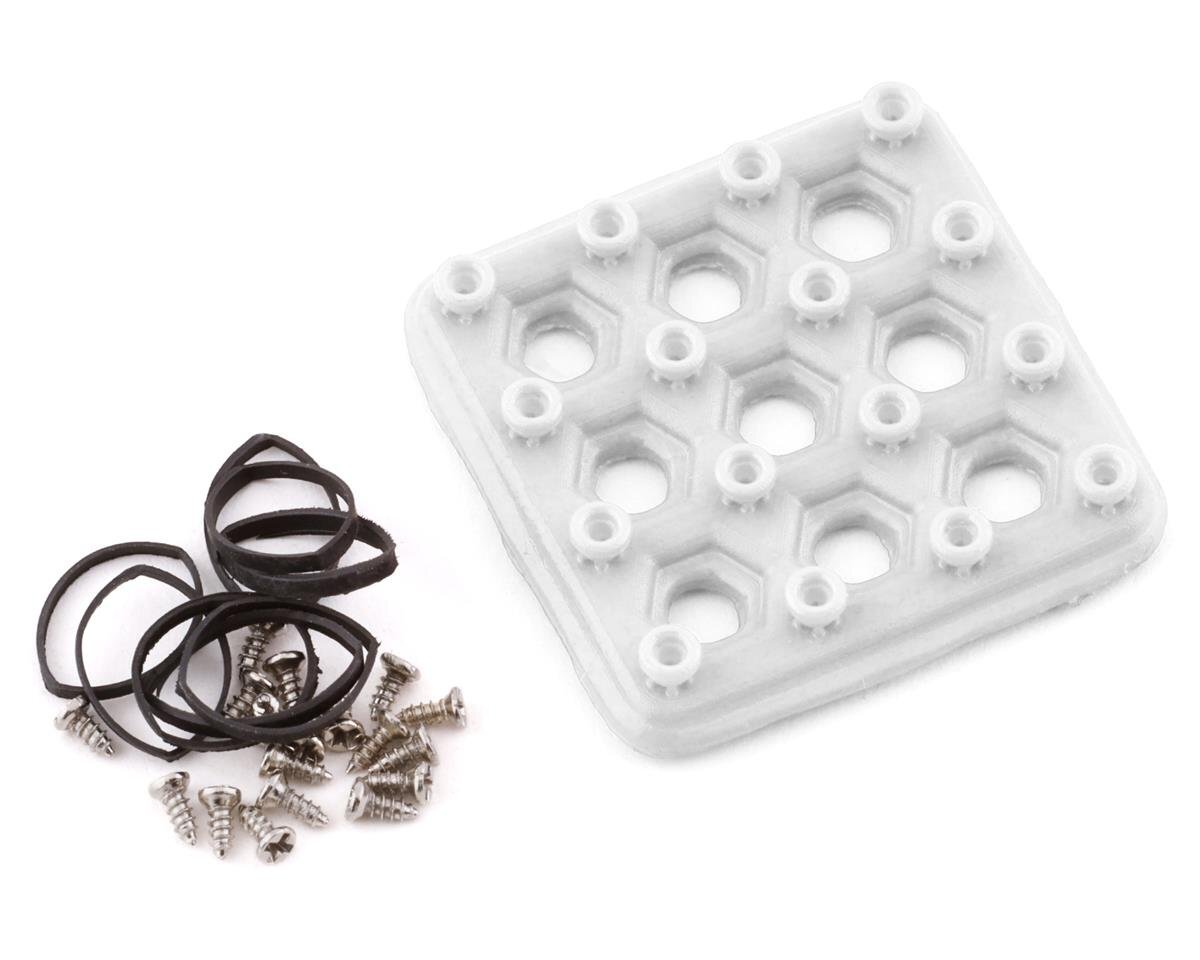 Sideways RC Scale Drift Bumper Retainers White BUMPERRETAINERS-WT 1 Sideways RC Scale Drift Bumper Retainers (White)