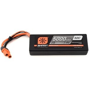 Spektrum 5000mAh 2S 7.4V 50C Smart LiPo Hardcase IC5
