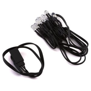 LED light wire set for RC cars, compatible with Hobbywing ESC, LED system for remote control vehicles, durable wiring for RC car lighting kits.