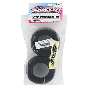 Sweep VHT Crusher-10 Belted SCT Drag Racing Rear Tires (2) (Black Dot) SWP110350