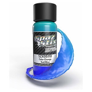 Spaz Stix Color Change Airbrush Paint Teal/Blue 2oz Bottle SZX05110