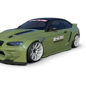 24K RC Technology HGK E92 M3 Eurofighter 1/10  (260mm Wheelbase) Drift Body (Clear)