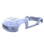 24K RC Technology 1/10 Toyota GR86 LBWK Wide (257mm) Body Kit (Clear)