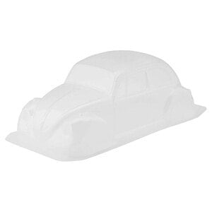 Detailed photo of a classic vintage-style RC car body shell for remote-controlled cars. Perfect for hobbyists seeking retro design upgrades.