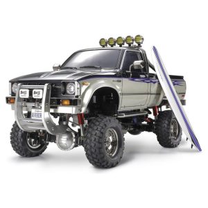1/10 Tamiya Toyota Hilux High-Lift Electric 4X4 Scale Truck Kit w/3-Speed & Surfboard TAM58397