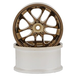 Topline SSR Agle Minerva 5-Split Spoke Drift Wheels (Bronze) (2) (Deep Face 8mm Offset) w/12mm Hex TDW-083GB