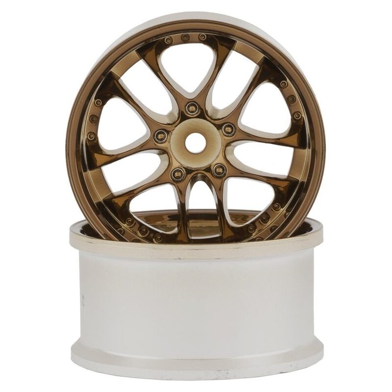 Topline SSR Agle Minerva 5-Split Spoke Drift Wheels (Bronze) (2) (Deep Face 8mm Offset) w/12mm Hex TDW-083GB