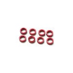 Traxxas Pushrod Spacer Aluminum (Red) (Use w/5318/5318X & 5358) (8) TRA5133