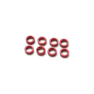 Traxxas Pushrod Spacer Aluminum (Red) (Use w/5318/5318X & 5358) (8) TRA5133