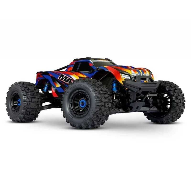 1/10 Maxx WideMaxx Brushless RTR 4WD Monster Truck Yellow/Red