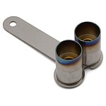 Usukani 18mm Stainless Steel 1/10 Scale Exhaust Pipe 5mm LED/Planar USU-US88528B