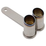 Usukani 22mm Stainless Steel 1/10 Scale Exhaust Pipe (5mm LED/Sloping) USU-US88529A