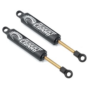 Yeah Racing Aluminum Desert Lizard Two Stage Internal Spring Shocks Black (2) (90mm)