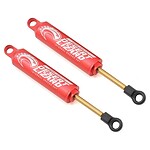 Yeah Racing Aluminum Desert Lizard Two Stage Internal Spring Shocks Red (2) (90mm)