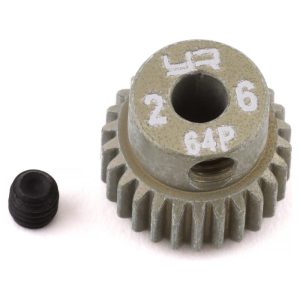 Durable metal gear with precision teeth for RC car performance.