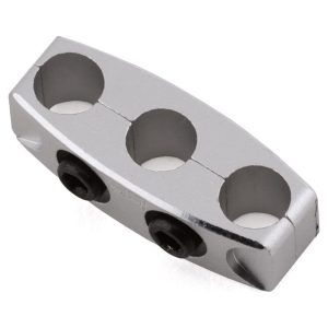 Yeah Racing 12-14AWG Aluminum Wire Organizer Clamp Silver YEA-YA-0487SV