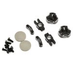 Yeah Racing Aluminum CNC Magnetic Invisible Body Mount (Black) YEA-YA-0531BK