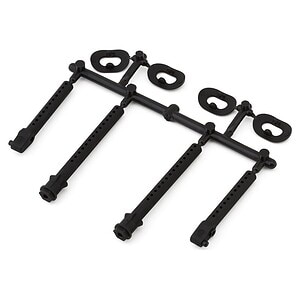 Yokomo MS1.0 Front & Rear Body Post Set (Hard)
